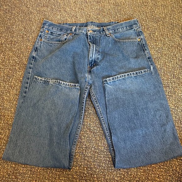 Levi’s 505 Straight Leg Jeans Blue Denim Men’s W38 L30 - Picture 4 of 5